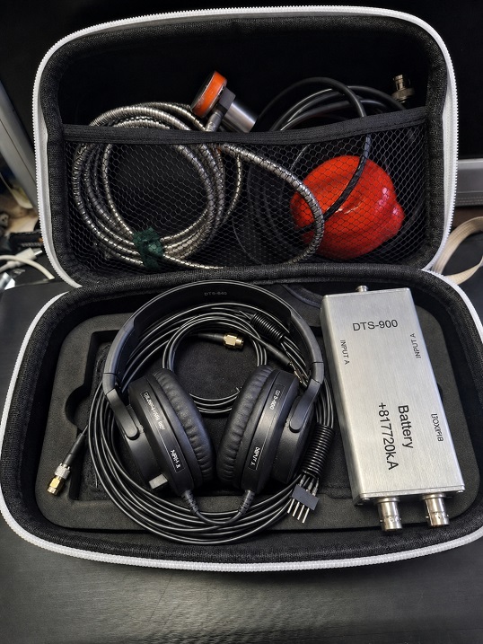 TDI field work — equipment setup